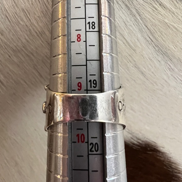 ❤️ Signed 925 Zuni Galaxy Micro Inlaid Pueblo Ring Sz 9.5 Native “Z” Unisex 8.3G - Picture 6 of 13